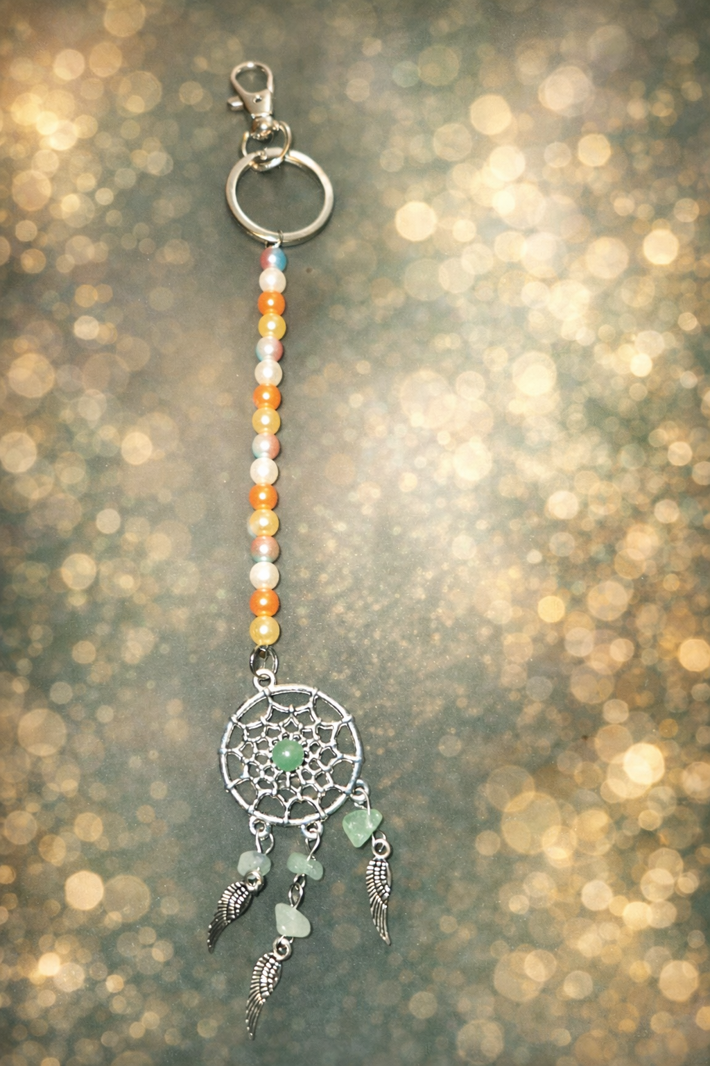 Sunset Sage Dreamcatcher Keyring