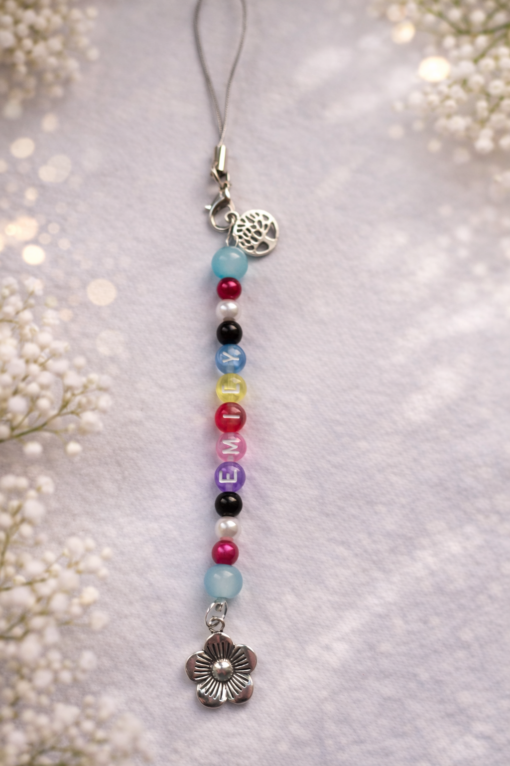 Personalised Name Keyring – Emily