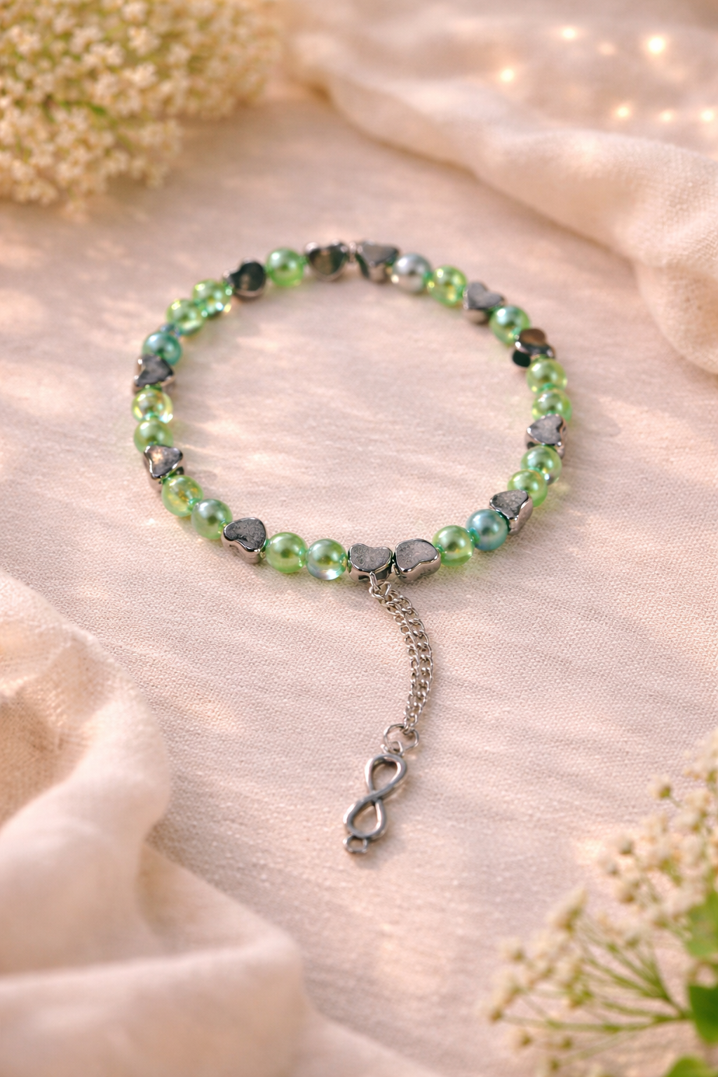 Evergreen Infinity Bracelet 💚♾️