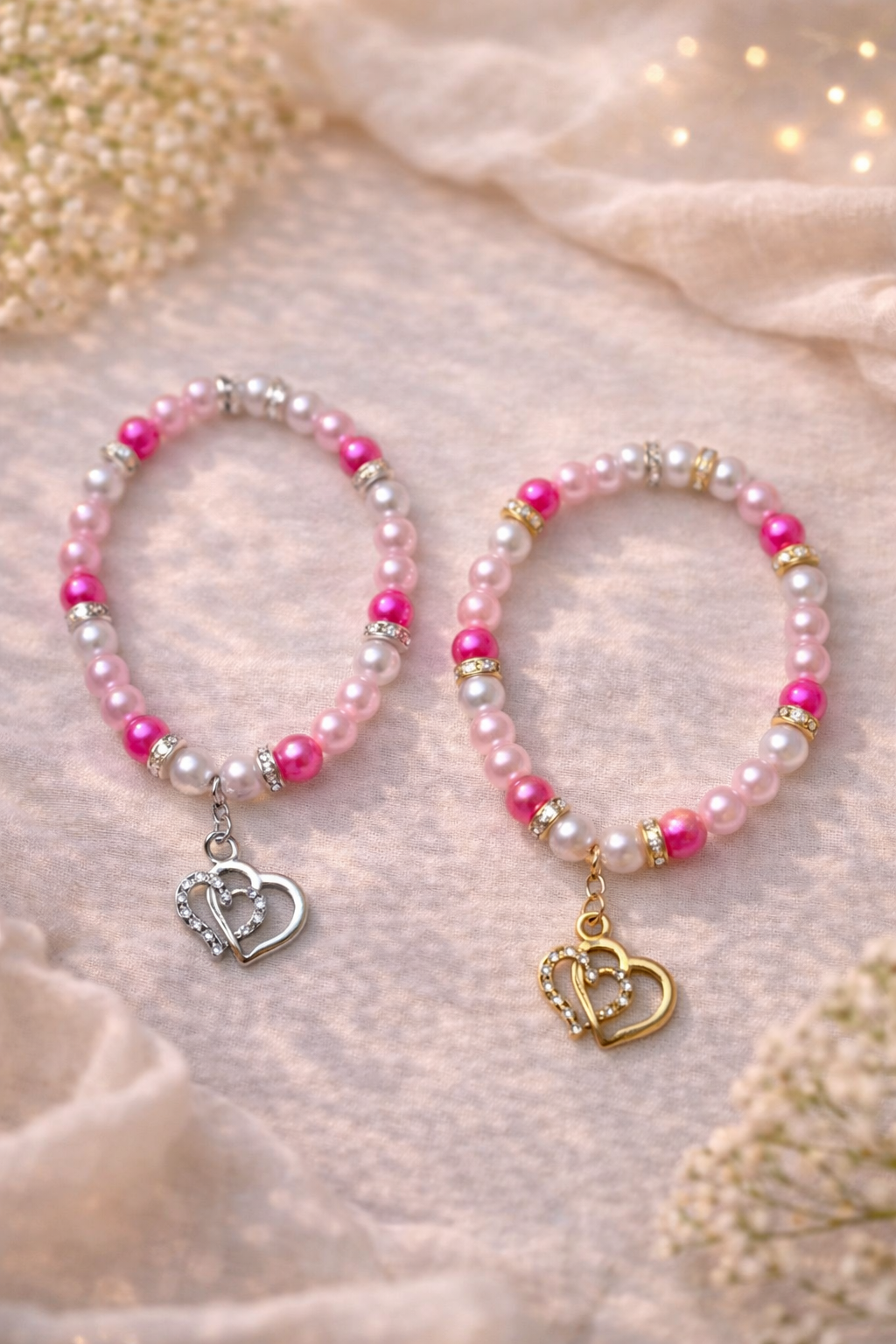 Intertwined Hearts Friendship Bracelets 💞✨
