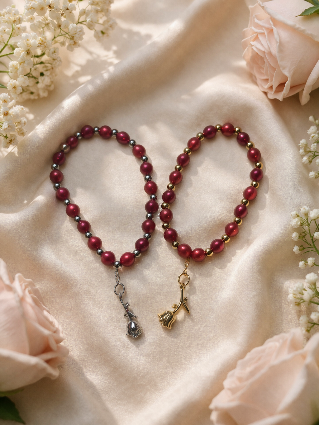 Eternal Rose Duo Bracelet Set