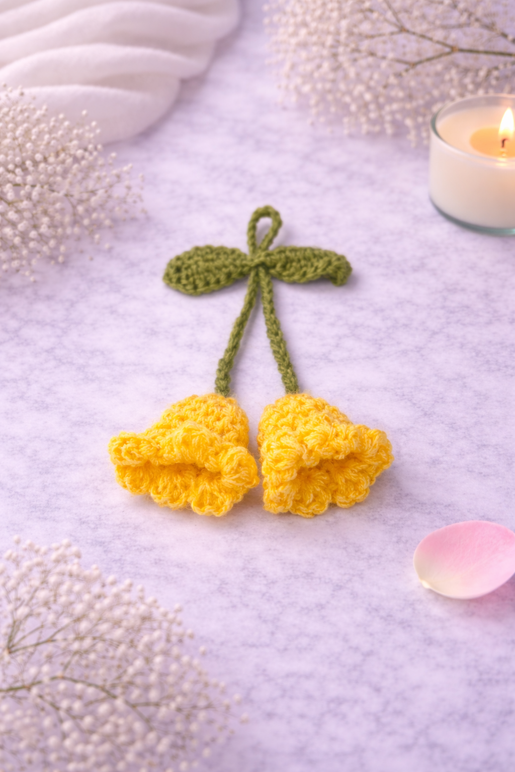 Hand-Crocheted Bell Flower Keyrings 🌷