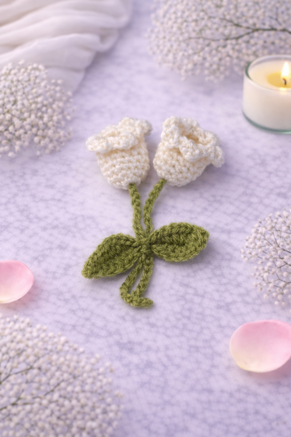Hand-Crocheted Bell Flower Keyrings 🌷